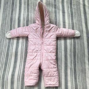 Old Navy pink warm snow suit